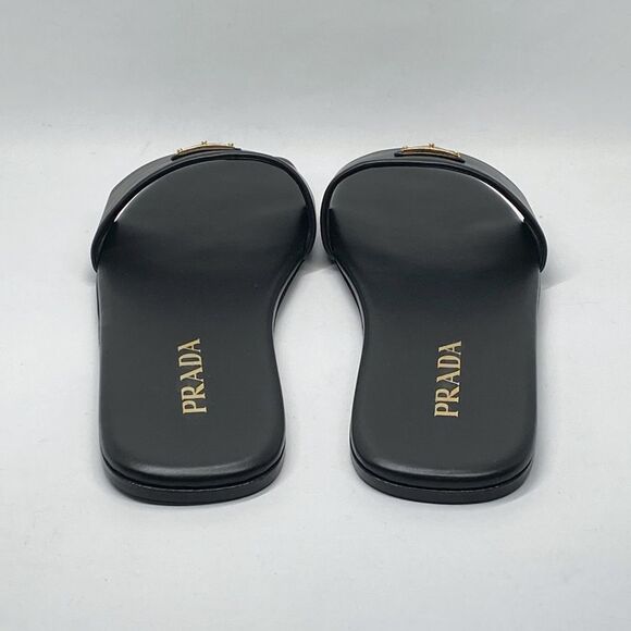 Prada Triangle Logo Slide Sandal size 39 - Picture 7 of 12